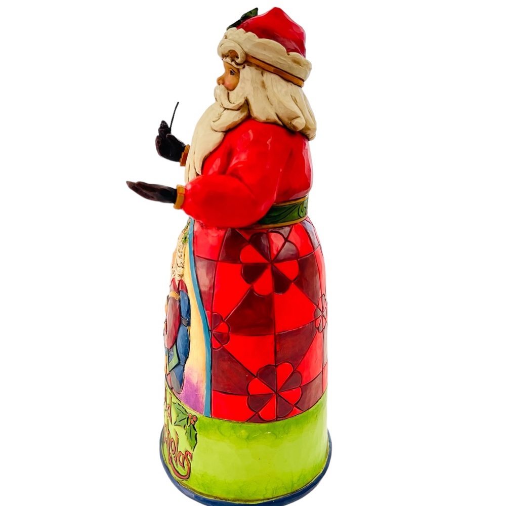 Jim Shore: Jolly Old Saint Nick, wooden figure, 2014. Christmas Collecta… - Picture 6 of 10